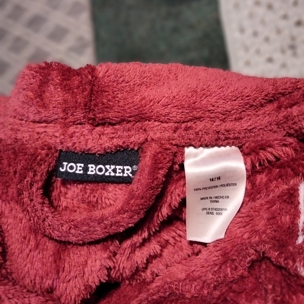 Joe Boxer Plush Robe - Picture 2 of 2